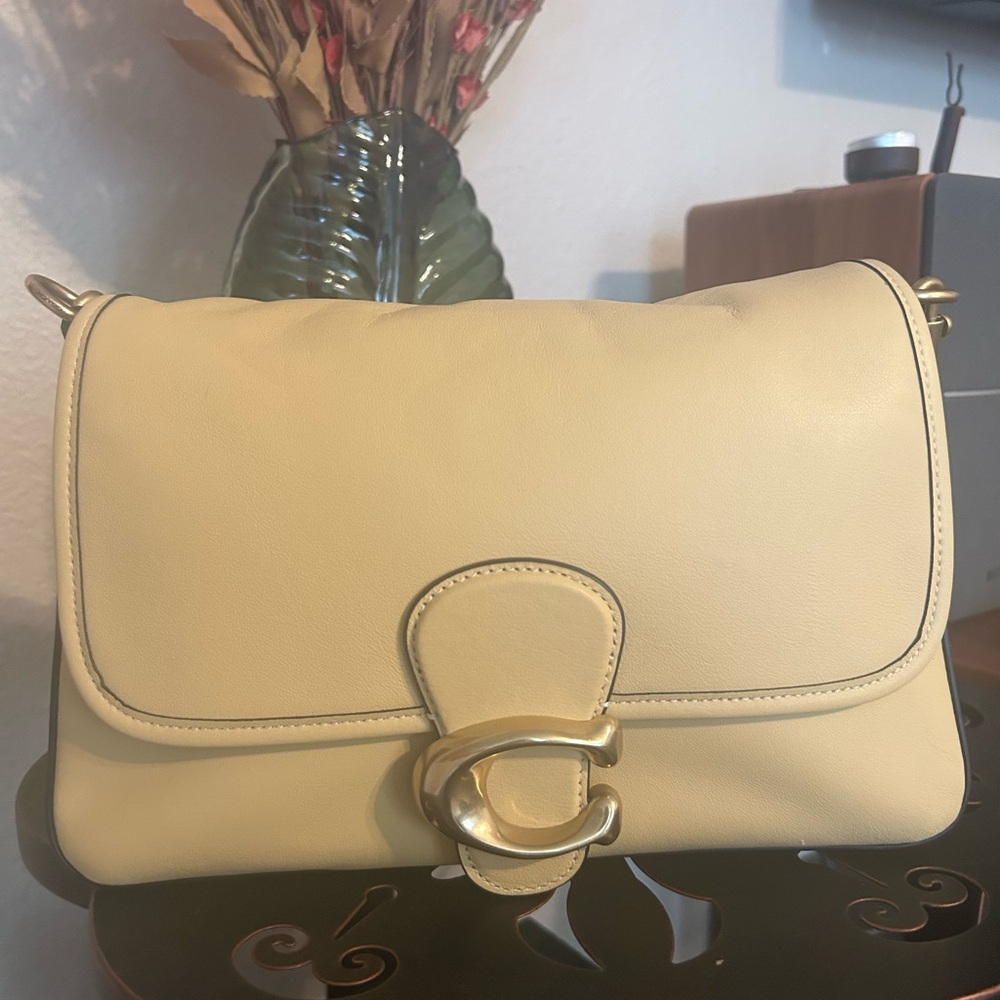 Coach Soft Tabby Shoulder Bag - Vanilla